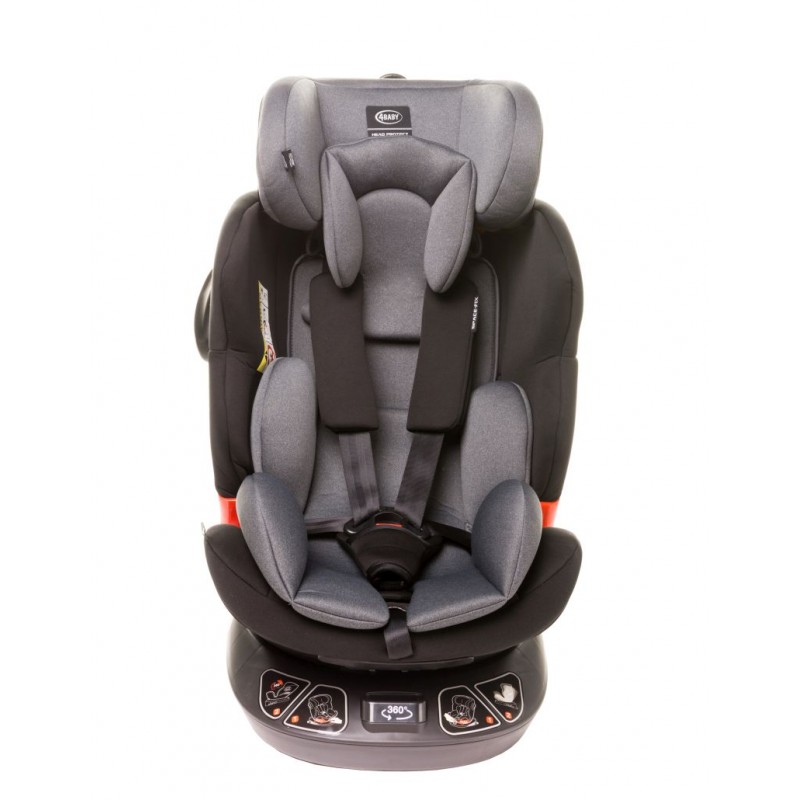 Scaun Auto Isofix Rotativ 0 36kg Space Fix Black 4baby