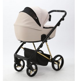 Carucior 3 in 1 Blanc Adamex Deluxe Beige PS560