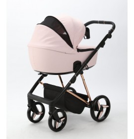 Carucior 3 in 1 Blanc Adamex Deluxe Rose PS731