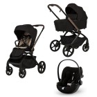 Carucior cu landou pliabil Como Adamex Satin 3 in 1 cu Cybex Cloud G3 plus