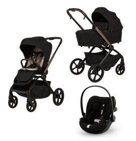 Carucior cu landou pliabil Como Adamex Satin 3 in 1 cu Cybex Cloud G3 plus