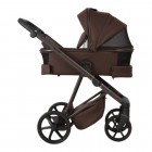 Carucior 3 in 1 Delta Natura Collection Adamex Coffee cu scoica testata ADAC