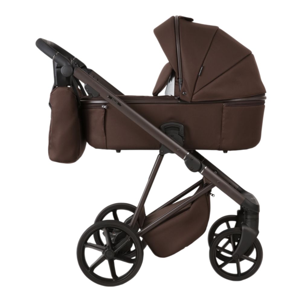 Carucior 3 in 1 Delta Natura Collection Adamex Coffee cu scoica testata ADAC