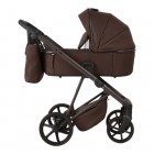 Carucior 3 in 1 Delta Natura Collection Adamex Coffee cu scoica testata ADAC