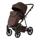 Carucior 3 in 1 Delta Natura Collection Adamex Coffee cu scoica testata ADAC