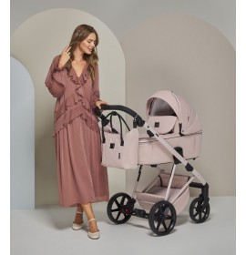 Carucior 3 in 1 Delta Natura Collection Adamex Rose cu scoica testata ADAC