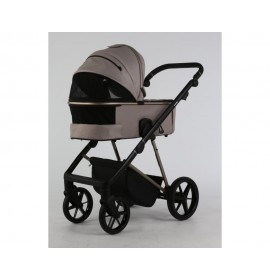 Carucior 3 in 1 Delta Adamex Deluxe Beige TK803 cu scoica testata ADAC