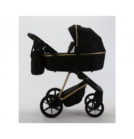 Carucior 3 in 1 Delta Adamex Deluxe Black TK807 cu scoica testata ADAC