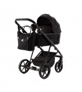 Carucior 3 in 1 Delta Adamex Black TK53 cu scoica testata ADAC