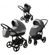 Carucior 3 in 1 ENCORE 2 Adamex Grey Jeans AZ2 cu scoica testata ADAC