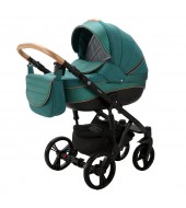 Carucior 3 in 1 ENCORE 2 Adamex Green Art EN1 cu scoica testata ADAC
