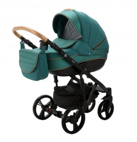 Carucior 3 in 1 ENCORE 2 Adamex Green Art EN1 cu scoica testata ADAC