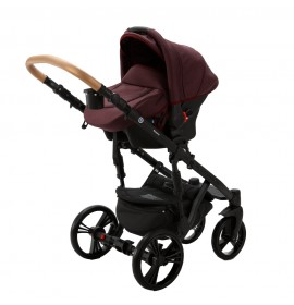 Carucior 3 in 1 ENCORE 2 Adamex Dark Cherry EN2