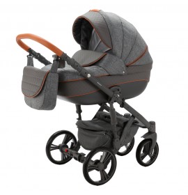 Carucior copii 3 in 1 Adamex Encore 2 Grey Lover X5