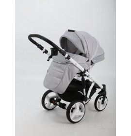 Carucior copii 3 in 1 Adamex Encore 2 Light Grey X7