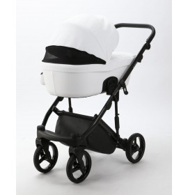 Carucior 3 in 1 Lumi Air Adamex Deluxe White Leather SA1