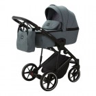 Noul carucior copii 3 in 1 Mobi Air Adamex Aquamarine TK54 cu scoica testata ADAC