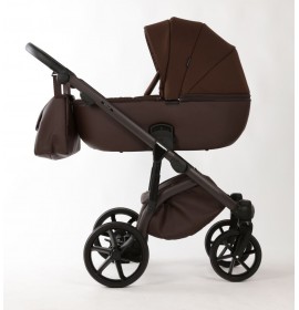 Carucior copii 3 in 1 Nola Adamex Natura Collection Coffee cu scoica testata ADAC