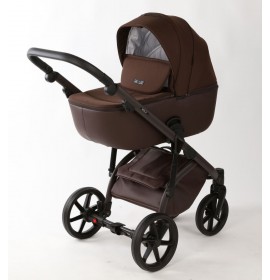 Carucior copii 3 in 1 Nola Adamex Natura Collection Coffee cu scoica testata ADAC