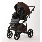 Carucior copii 3 in 1 Nola Adamex Natura Collection Coffee cu scoica testata ADAC