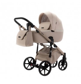 Carucior copii 3 in 1 Nola Natura Collection Adamex Vanilla cu scoica testata ADAC
