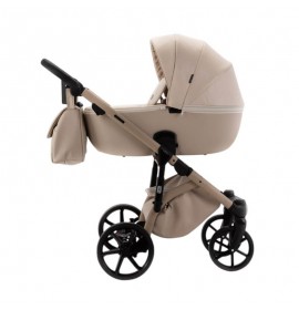 Carucior copii 3 in 1 Nola Natura Collection Adamex Vanilla cu scoica testata ADAC