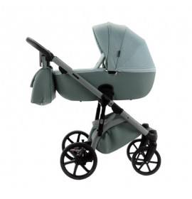 Carucior copii 3 in 1 Nola Natura Collection Adamex Mint cu scoica testata ADAC