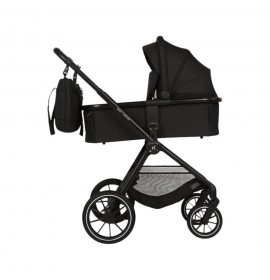  Carucior Copii Adamex Nova Black 4in1 cu scoica Cybex Cloud G plus ADAC si isofix