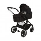  Carucior Copii Adamex Nova Black 4in1 cu scoica Cybex Cloud G plus ADAC si isofix