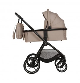 Carucior Copii Adamex Nova Cappucino 3in1 cu scoica Cybex Cloud G plus ADAC