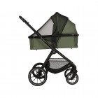 Carucior Copii Adamex Nova Green 3in1 cu scoica Cybex Cloud G plus ADAC