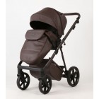 Carucior 3 in 1 Quantum Adamex Natura Coffee cu scoica testata ADAC