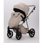 Carucior 3 in 1 Quantum Adamex Natura Beige cu scoica testata ADAC