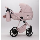 Carucior 3 in 1 Quantum Adamex Natura Rose cu scoica testata ADAC