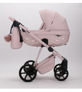 Carucior 3 in 1 Quantum Adamex Natura Rose cu scoica testata ADAC
