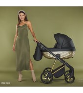 Carucior 3 in 1 Quantum Adamex Deluxe Black Star 102 cu scoica testata ADAC