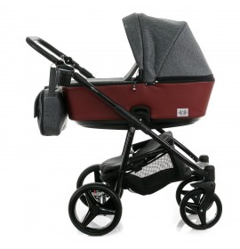 Carucior copii 3 in 1 Reggio Adamex Grey Cherry Y60
