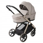 Carucior copii Sigma Natura Cappucino Adamex 3 in 1 cu scoica testata ADAC