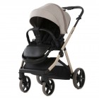 Carucior copii Sigma Natura Cappucino Adamex 3 in 1 cu scoica testata ADAC