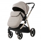 Carucior copii Sigma Natura Cappucino Adamex 3 in 1 cu scoica testata ADAC