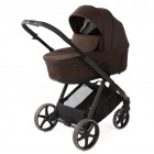 Carucior copii Sigma Natura Coffee Adamex 3 in 1 cu scoica testata ADAC