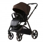 Carucior copii Sigma Natura Coffee Adamex 3 in 1 cu scoica testata ADAC