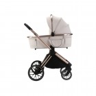 Spark Adamex Champagne-Vanilla 3in1 cu scoica Cybex Cloud G plus ADAC