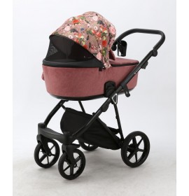 Carucior 3 in 1 Porto Adamex Special Edition Bordo Flowers FL2