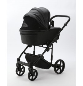 Noul carucior copii 3 in 1 Zico Adamex Deluxe Black Leather SA2
