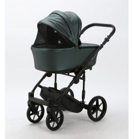 Carucior copii 3 in 1 Zico Adamex Green Leather SM15