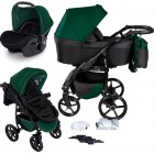 Carucior copii 3 in 1 Boston Bottle Green cu scoica Cosmo Avionaut testata ADAC