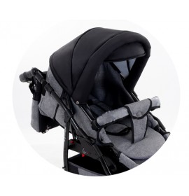 Carucior copii 3 in 1 Boston Bottle Green cu scoica Cosmo Avionaut testata ADAC