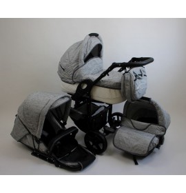 Carucior copii 3 in 1 Carlo EXCLUSIVE Marble