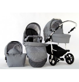 Carucior copii 3 in 1 Eco Grey Jeans